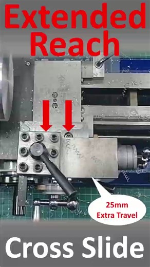 Extended Cross Slide Reach