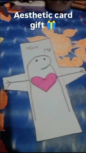 asthetic Card gift by paper #shortsfeed #shorts # crafts # craftidea🔖👍💡