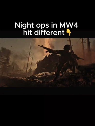 Night vision in MW4 hits SO different 🌑 ‪@CallofDuty‬