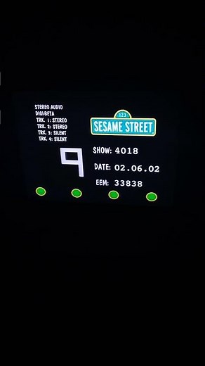 Sesame Street Show 4018 Title Card