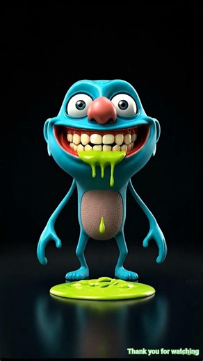 Funny + Creepy Slime Monster Animation 🔥