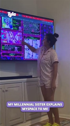 My Millennial sister explains MySpace (🎥: Collab)