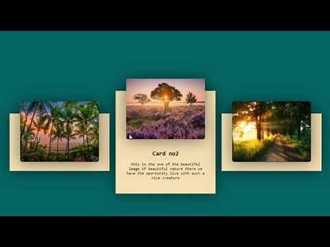 CSS Responsive Card Hover Effects | Html & CSS 2020