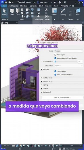 GD Command: How to Adjust Graphics in a 3D View in Revit | REVIT COMMANDS 40 💻