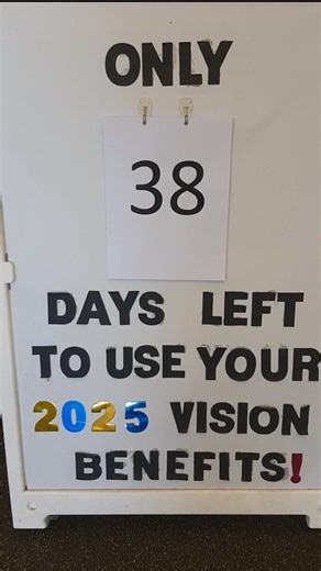 Got your exam but didn't use your glasses or contacts benefits yet?? There's still time!! Call or stop by today! #walmartvisioncenter | Walmart Supercenter Hagerstown - Walmart Drive
