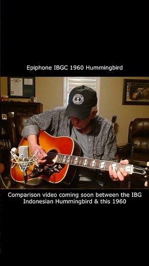 Epiphone IBGC 1960 Hummingbird HOTRS