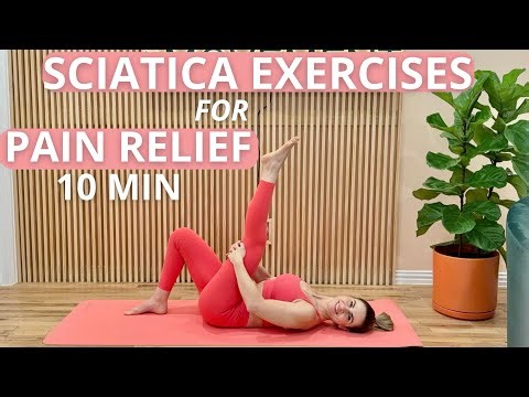 10 min Sciatica Exercises for Pain Relief | At Home Pilates | Betka Back To Movement