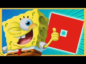 Lego SpongeBob Plays ROBLOX!