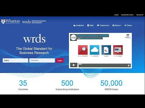 Introduction to WRDS