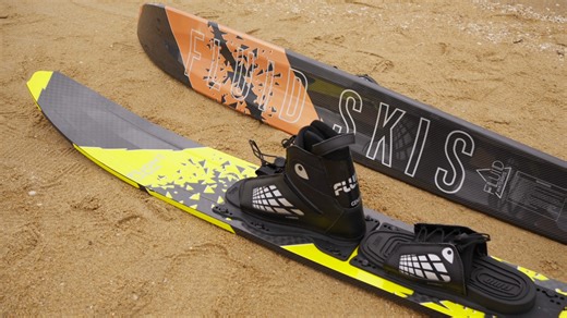 If you like to jump the wake on your slalom ski, come grab one of our Flight C freestyle skis, they will make you take flight. They are designed just for fun. You will discover a whole new level of fun. These are the skis to ride over a big wake for a huge pop. Imagine doing a front roll, a back flip, tick-tocks or Helicopters and much much more, all with ease. The new series 9 Flight C skis are designed as wide as the tallest skis for extreme pop off the wake but as short as out smallest skis f