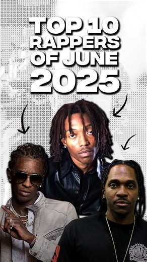 These are the top 10 rappers of June 2025‼🔥 Who have y'all been listening to on rotation⁉ | Rap by RAPTV