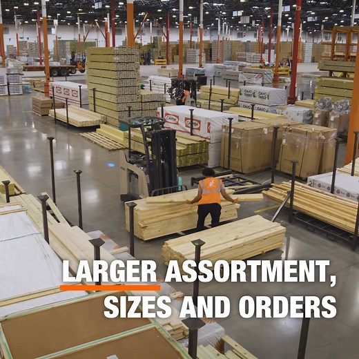 From big jobs to even bigger jobs, you can now order the products and brands you need with scheduled flatbed delivery, directly to your jobsite. | The Home Depot