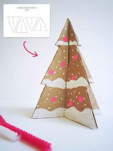 Gabarit sapin de Noël en papier : Comment en faire ?