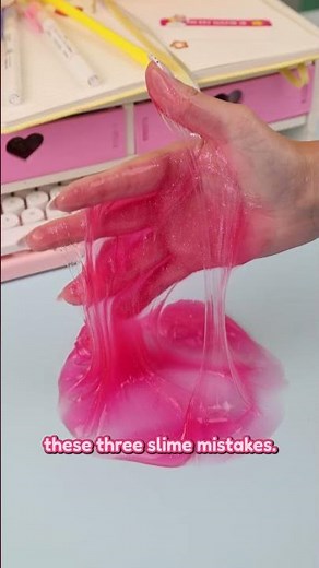 STOP Making These 3 Slime Mistakes! 😱 #slime #tutorial