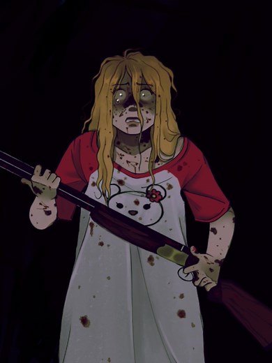 Vanessa's Struggle: A Horror Art Animation