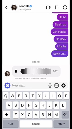 Sliding into Celebrity DMs: Part 3 with Kendall Jenner