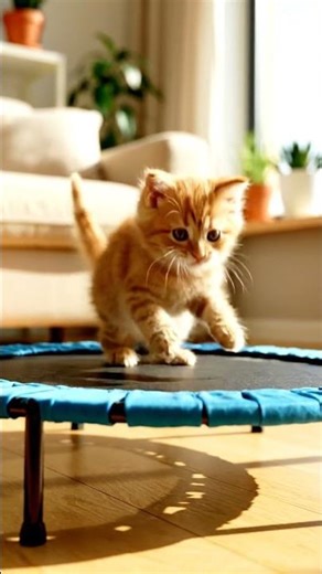Kitten vs. Mini Trampoline: The Epic Showdown You Didn't Know You Needed