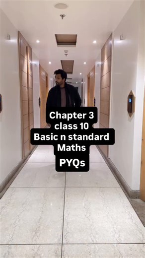 Kundan Sir on Instagram: "Maths chapter 3 standard n basic PYQs Class 10 #studywithme #trend #class #education #cbse #students #effclasses #view #maths #school #teacher"