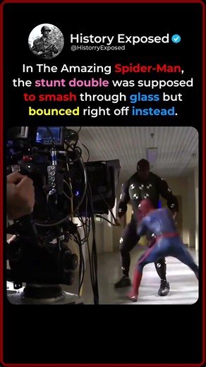 When The Amazing Spider-Man's Glass Stunt Went Wrong 🕷️💥