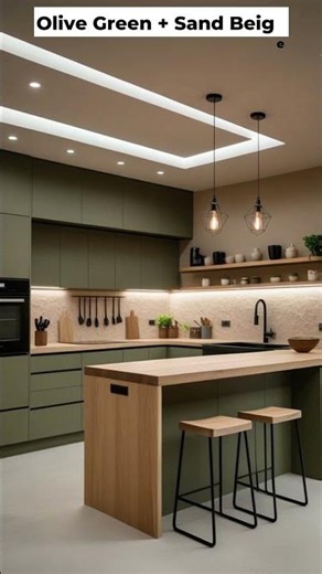 ✨ Top 5 Trending Kitchen Color Combinations for 2026 ✨ #kitchencolour