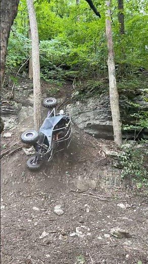 UTV RZR BOUNCER CRASHES OFF BOUNTY HILL CLIMB