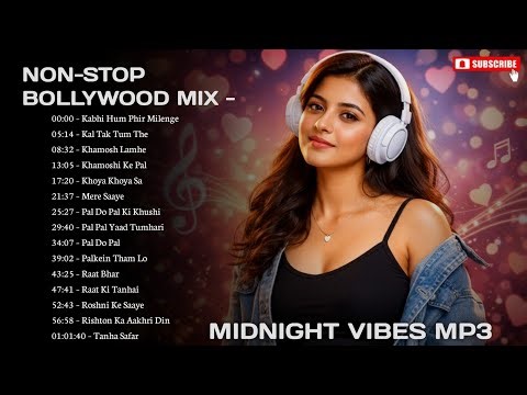 Non-Stop Bollywood Mix | Midnight Vibes | Lyrical - 160K MP3 Hindi Songs – 50