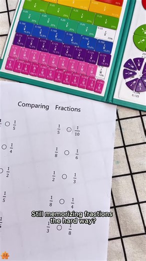 Make Math Fun with Magnetic Fraction Puzzles