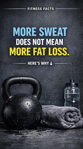 Sweating more doesn’t mean you’re burning more fat—it just means your body is cooling itself down. Fat loss comes from being in a calorie deficit over time, not how drenched your shirt is after a workout. You can lose fat with low sweat and gain nothing from high sweat if nutrition and intensity aren’t aligned. Focus on consistency, proper training, and diet—not just how much you sweat.