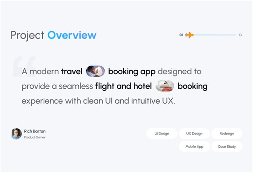 Travel Booking App UI/UX | Flight and Hotel Reservation