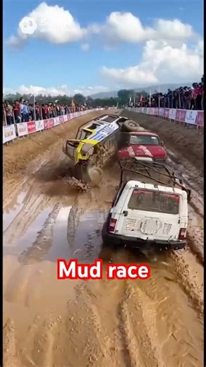 Mud Race Challenge 🏁💥 | Extreme Off-Road Fun #Shorts