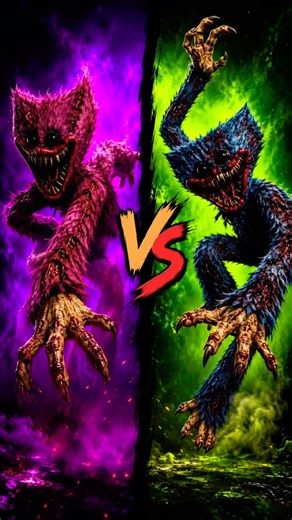 WHO WINS: NIGHTMARE KISSY vs HUGGY WUGGY 😭 #poppyplaytime #shorts #monster