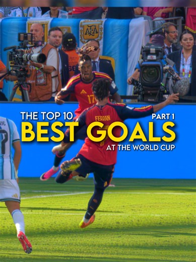 The top 10 best goals at the world cup #football #soccer #worldcup #worldcup2026 #uktiktok