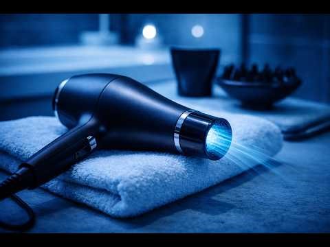 Hair Dryer Sound for Sleeping (10H) | No Music