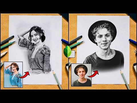 Pencil sketch effect in snapseed | photo to sketch app | sketch photo editing