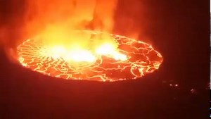 Lava lake inside Mt Nyiragongo. What to know about Mt.Nyiragongo...