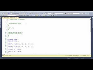 MS SQL Server. Работа с несколькими таблицами. 01. UNION, EXCEPT, INTERSECT