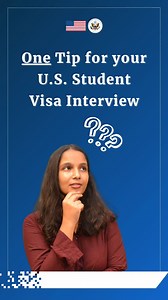 Dear students, are you worried about your #USVisa interview? What is that one tip to keep in mind during your interview? Students traveling for their #StudyInTheUS have shared their Must-try tips.#USIndiaFWDforEducation #EducationandUS | U.S. Consulate General Chennai