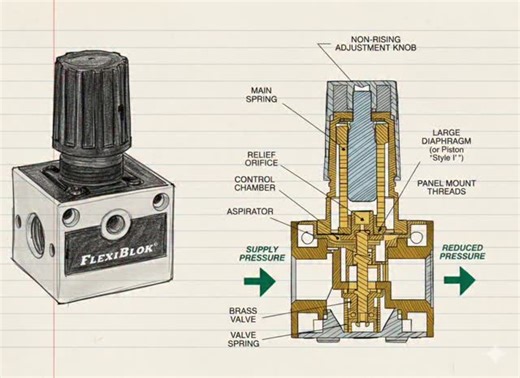 Fire-Engineering on Instagram: "This is a pressure regulator. An actuator speed controller controls flow rate, usually with a needle valve or a one-way flow control on the actuator ports. It meters air in or out to slow or speed piston movement. A pressure regulator sets force, not speed. It limits downstream pressure so the actuator can only develop a certain thrust or torque, regardless of supply pressure. #instrumentation #processcontrol #actuator #HappyNewYear #unitedkingdom"