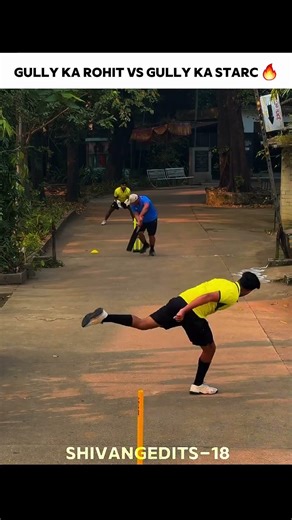 Gully Ka Rohit Vs Gully Ka Starc 🔥 #cricket