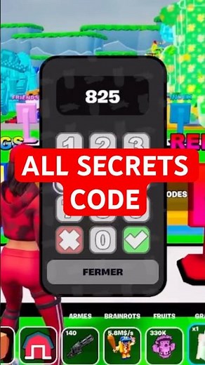 FRUITS VS BRAINROTS MAP FORTNITE Pandvil - ALL SECRETS CODES , Saint Patrick Event Admin #shorts