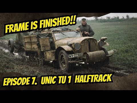 Unic TU1 Restoration. Finishing the chassis, Primer & paint. episode 7