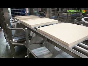 Tofu Production : Automatic Tofu Turning & Cutting Equipment in Action!