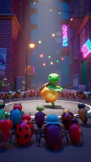 The Turtle Who Turned the Street into a Dance Floor 🐢🕺😂