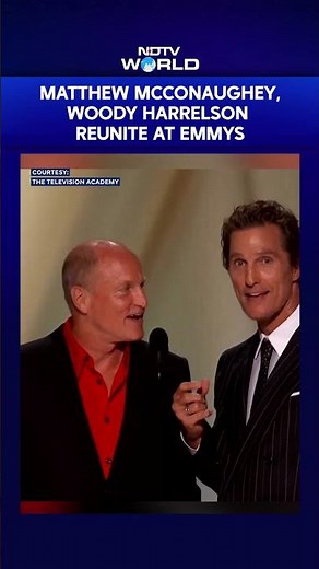 Emmy 2026: Matthew McConaughey, Woody Harrelson Reunite At Emmys