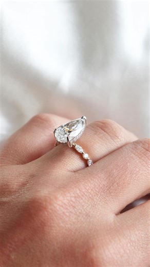 𝐆𝐚𝐛𝐫𝐢𝐞𝐥 𝐄𝐝𝐰𝐚𝐫𝐝 𝐉𝐞𝐰𝐞𝐥𝐞𝐫𝐬 - 𝐄𝐧𝐠𝐚𝐠𝐞𝐦𝐞𝐧𝐭 𝐑𝐢𝐧𝐠𝐬 𝐌𝐚𝐝𝐞 𝐢𝐧 𝐌𝐢𝐚𝐦𝐢 | ✨FOREVER & ALWAYS✨ This Engagement Ring features a 3.55 carat Pear-shaped IGI Graded Lab-Grown Center Diamond “EX” Cut with luminous F... | Instagram