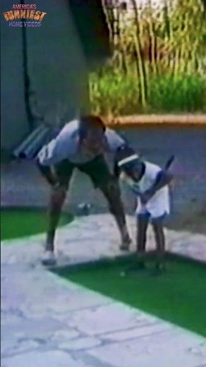 When your kid tries to golf... ⛳️😭 #afv #kids #funny