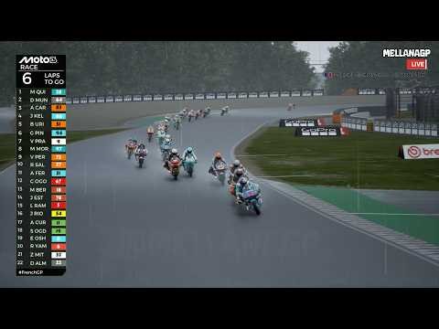 Live Moto3 Full Race Veda Ega Pratama Gacor di Track Hujan Le mans Prancis 2026 Hari ini