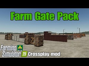 Farm Gate Pack / FS25 crossplay mod