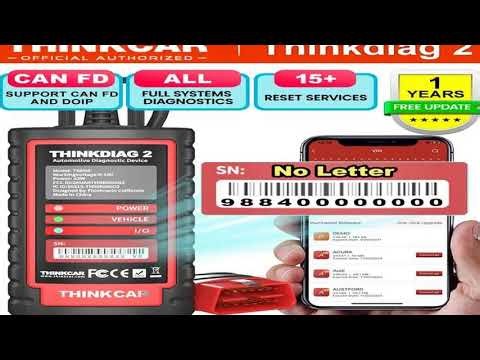 A must-have product! Thinkdiag2 All System Bidirectional Control OBD2 Diagnostic Scanner for iOS &
