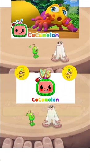 Itsy Bitsy Spider Song V's Cocomelon Theme - But In My Singing Monster #shorts